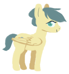 Size: 731x788 | Tagged: safe, artist:amphoera, oc, oc only, oc:venti via, pegasus, pony, solo