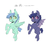 Size: 943x847 | Tagged: safe, artist:amphoera, oc, bat pony, pegasus, pony