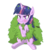Size: 1500x1500 | Tagged: safe, artist:yinglung, twilight sparkle, pony, g4, angry, bush, bushicorn, crying, female, mare, pouting, simple background, solo, teary eyes, transparent background, twilight bushel