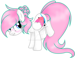 Size: 1024x790 | Tagged: safe, artist:angelamusic13, oc, oc only, oc:angela music, pegasus, pony, deviantart watermark, female, mare, obtrusive watermark, scrunchy face, simple background, solo, transparent background, two toned wings, watermark