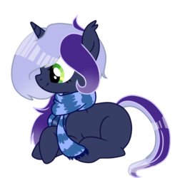 Size: 903x923 | Tagged: safe, artist:dl-ai2k, oc, oc only, oc:krystel, pony, unicorn, clothes, female, mare, prone, scarf, simple background, solo, transparent background