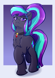 Size: 2800x4000 | Tagged: safe, artist:witchtaunter, oc, oc only, earth pony, pony, commission, haughty, raised hoof, solo