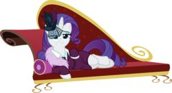 Size: 10785x5856 | Tagged: safe, artist:frownfactory, rarity, pony, unicorn, g4, rarity investigates, absurd resolution, clothes, dress, female, mare, simple background, solo, transparent background, vector