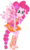 Size: 1300x2200 | Tagged: safe, artist:gihhbloonde, pinkie pie, fairy, human, equestria girls, g4, barely eqg related, butterflix, clothes, crossover, cute, fairy wings, fairyized, female, high heels, orange dress, ponied up, rainbow s.r.l, shoes, solo, sparkly wings, stella (winx club), winged humanization, wings, winx, winx club, winxified