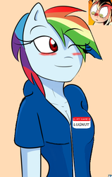 Size: 381x598 | Tagged: safe, edit, big macintosh, fleetfoot, rainbow dash, earth pony, anthro, g4