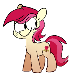 Size: 348x374 | Tagged: safe, artist:pinkiespresent, roseluck, earth pony, pony, g4, cute, female, mare, rosabetes, smiling, solo