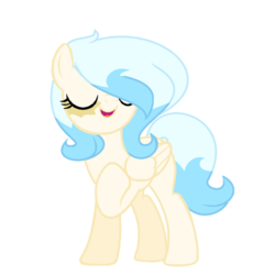 Size: 400x419 | Tagged: safe, artist:catpony13, oc, oc only, oc:seagrove, pegasus, pony, female, mare, simple background, solo, transparent background