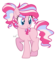 Size: 1280x1365 | Tagged: safe, artist:mintoria, oc, oc only, oc:cotton candy, earth pony, pony, female, mare, simple background, solo, transparent background