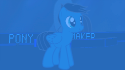 Size: 960x540 | Tagged: safe, artist:agkandphotomaker2000, oc, oc:pony video maker, pony, animated, april fools, breaking the fourth wall, prank, selected image