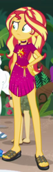 Size: 253x821 | Tagged: safe, screencap, sunset shimmer, equestria girls, equestria girls specials, g4, my little pony equestria girls: better together, my little pony equestria girls: spring breakdown, cropped, feet, female, legs, outfit catalog, sandals