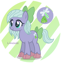 Size: 1447x1484 | Tagged: safe, artist:razorbladetheunicron, flitter, limestone pie, oc, oc only, earth pony, pony, lateverse, g4, alternate universe, base used, bow, cloven hooves, cutie mark, female, fusion, hair bow, mare, simple background, solo, tail bow, transparent background, unshorn fetlocks