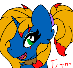 Size: 739x685 | Tagged: safe, artist:tian, oc, oc only, oc:happy moon, alicorn, pony, female, heart eyes, heterochromia, mare, simple background, solo, transparent background, wingding eyes