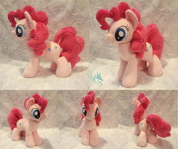 Size: 1280x1074 | Tagged: safe, artist:fire-topaz, pinkie pie, earth pony, pony, g4, irl, photo, plushie, solo