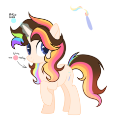 Size: 2360x2400 | Tagged: safe, artist:rainbows-skies, oc, oc only, oc:colour swirl, pony, unicorn, base used, high res, looking at you, magic, male, raised hoof, simple background, solo, stallion, transparent background