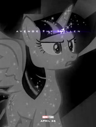 Size: 480x640 | Tagged: safe, edit, edited screencap, screencap, twilight sparkle, alicorn, pony, g4, avenge the fallen, avengers: endgame, female, solo, treelight sparkle, twilight sparkle (alicorn)