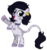 Size: 2496x2632 | Tagged: safe, artist:diamond-chiva, oc, oc only, oc:milky way (nightmarye), cow pony, pony, female, high res, simple background, solo, transparent background