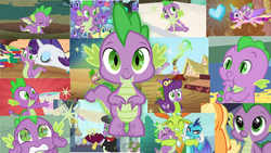 Size: 1920x1080 | Tagged: safe, artist:what's a username, derpibooru exclusive, screencap, applejack, princess cadance, princess ember, radiant gold, rarity, ruby armor, spike, thorax, changedling, changeling, crystal pony, dog, dragon, a canterlot wedding, equestria girls, g4, it's about time, luna eclipsed, molt down, my little pony equestria girls, my little pony: the movie, secret of my excess, the crystal empire, the cutie mark chronicles, to change a changeling, triple threat, alicorn magic, armor, baby, baby spike, bowtie, cheek kiss, clothes, collage, costume, crystal guard, crystal guard armor, crystal heart, desktop background, female, fire, food, hug, ice cream, king thorax, kissing, magic, male, scroll, ship:sparity, shipping, spike the dog, straight, theme song, vector used, wallpaper, winged spike, wings