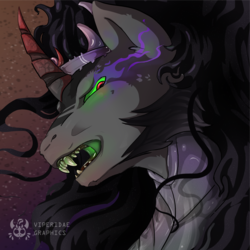 Size: 1024x1024 | Tagged: safe, artist:viperidaegraphics, king sombra, pony, unicorn, g4, the beginning of the end, bust, male, solo