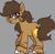 Size: 1446x1408 | Tagged: safe, artist:binkyt11, derpibooru exclusive, oc, oc only, oc:binky, hybrid, pony, zony, female, freckles, glasses, gray background, mare, medibang paint, phone drawing, shy, simple background, solo, unshorn fetlocks
