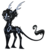 Size: 1600x1709 | Tagged: safe, artist:australian-senior, oc, oc only, oc:arlon invictus, alicorn, kirin, pony, kirindos, alternate universe, antlers, broken horn, horn, solo, wingless