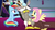 Size: 1920x1080 | Tagged: safe, screencap, discord, rainbow dash, draconequus, pegasus, pony, g4, the beginning of the end, crying, discovery family, discovery family logo, gasp, happy, male, open mouth, tears of joy, trio