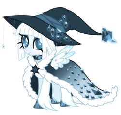 Size: 1600x1514 | Tagged: safe, artist:magicdarkart, oc, oc only, pegasus, pony, cloak, clothes, female, hat, mare, simple background, solo, transparent background, witch hat