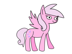 Size: 2048x1536 | Tagged: safe, oc, oc:bubblegum butt, pegasus, pony, female, filly, parent:princess cadance, pink, younger