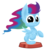 Size: 3498x3693 | Tagged: safe, artist:stewart501st, part of a set, rainbow dash, original species, windigo, miss pie's monsters, g4, aurora dash, flowing mane, high res, pocket ponies, simple background, species swap, transparent background, windigofied