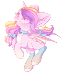 Size: 831x978 | Tagged: safe, artist:miniaru, oc, oc only, oc:sydney, bat pony, pony, unicorn, bat pony oc, female, mare, simple background, solo, transparent background