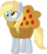 Size: 6153x7078 | Tagged: safe, artist:cyanlightning, derpy hooves, pegasus, pony, g4, .svg available, absurd resolution, clothes, costume, cross-eyed, cute, derpabetes, derpy is a muffin, ear fluff, female, food, food costume, mare, muffin, muffin costume, simple background, solo, transparent background, vector