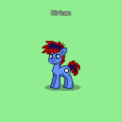 Size: 390x390 | Tagged: safe, oc, oc only, oc:mirkan, pony, pony town, redesign