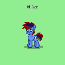 Size: 387x387 | Tagged: safe, oc, oc only, oc:mirkan, pony, pony town, ear piercing, earring, jewelry, piercing, redesign