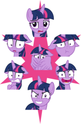 Size: 3522x5349 | Tagged: safe, alternate version, artist:phucknuckl, twilight sparkle, alicorn, pony, g4, starlight the hypnotist, spoiler:interseason shorts, crazy face, cutie mark background, faic, female, floppy ears, hypnosis, hypnotized, looking at you, scared, self-hugging, simple background, solo, transparent background, twilight snapple, twilight sparkle (alicorn), vector