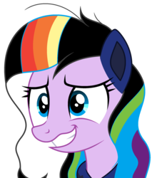 Size: 1780x1960 | Tagged: safe, artist:diamond-chiva, oc, oc only, oc:rainbow heart, pony, bust, female, mare, portrait, simple background, solo, transparent background