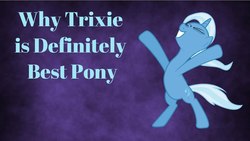 Size: 1280x720 | Tagged: safe, trixie, pony, g4, best pony, youtube link, youtube thumbnail