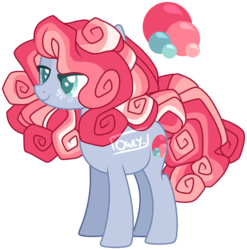 Size: 2780x2811 | Tagged: safe, artist:vintage-owll, oc, oc only, oc:bubble pop, earth pony, pony, base used, colored pupils, female, high res, mare, offspring, parent:pinkie pie, parent:pokey pierce, parents:pokeypie, simple background, solo, transparent background