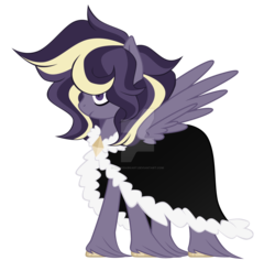 Size: 1280x1260 | Tagged: safe, artist:magicdarkart, oc, oc only, pegasus, pony, cloak, clothes, deviantart watermark, female, mare, obtrusive watermark, simple background, solo, transparent background, watermark