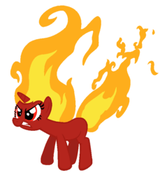 Size: 644x704 | Tagged: safe, artist:hinamorimiku, artist:kawaiinikki, pony, angry, angry kitty, base used, lego, mane of fire, ponified, simple background, solo, the lego movie, transparent background, unikitty