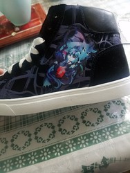 Size: 1080x1440 | Tagged: safe, sonata dusk, pony, g4, irl, photo, shoes, sneakers