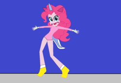 Size: 853x587 | Tagged: safe, artist:mewmewspike, artist:selenaede, pinkie pie, equestria girls, g4, base used, clothes, cosplay, costume, crossover, lego, the lego movie, unikitty