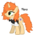 Size: 793x805 | Tagged: safe, artist:thunder-blur, oc, oc only, oc:tipsy sip, pony, unicorn, bowtie, freckles, show accurate, simple background, solo, transparent background, vector