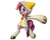 Size: 1280x1024 | Tagged: safe, artist:clawed-nyasu, pinkie pie, g4, 3d, 3d model, blazblue, clothes, commission, cosplay, costume, crossover, simple background, taokaka, transparent background