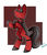 Size: 1024x1204 | Tagged: safe, artist:redpalette, pony, deadpool, marvel, ponified, superhero