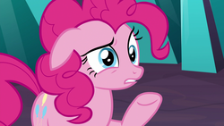 Size: 1920x1080 | Tagged: safe, screencap, pinkie pie, pony, g4, the beginning of the end, female, mare, solo