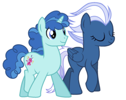 Size: 1180x939 | Tagged: safe, artist:moonlightthegriffon, night glider, party favor, pegasus, pony, unicorn, g4, female, male, ship:partyglider, shipping, simple background, straight, transparent background