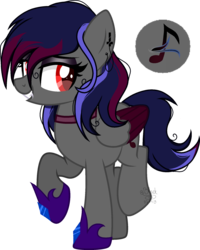Size: 1620x2022 | Tagged: safe, artist:blackcloud2000, oc, oc only, oc:alex crystal, pegasus, pony, female, mare, simple background, solo, transparent background, two toned wings