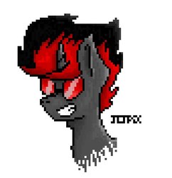 Size: 509x525 | Tagged: safe, artist:ad.revenge, oc, oc:bookjangels, pony, unicorn, bust, female, male, pixel art, portrait, straight