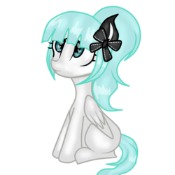 Size: 4000x4000 | Tagged: safe, artist:applerougi, oc, oc only, oc:minty bow, pegasus, pony, absurd resolution, female, mare, simple background, solo, transparent background