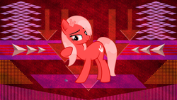 Size: 3840x2160 | Tagged: safe, artist:arifproject, artist:laszlvfx, edit, oc, oc only, oc:downvote, pony, derpibooru, derpibooru ponified, downvotes are upvotes, high res, looking at you, meta, ponified, solo, wallpaper, wallpaper edit, wet