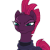 Size: 120x120 | Tagged: safe, tempest shadow, pony, g4, my little pony: the movie, animated, female, gif, gif for breezies, head shake, picture for breezies, smiling